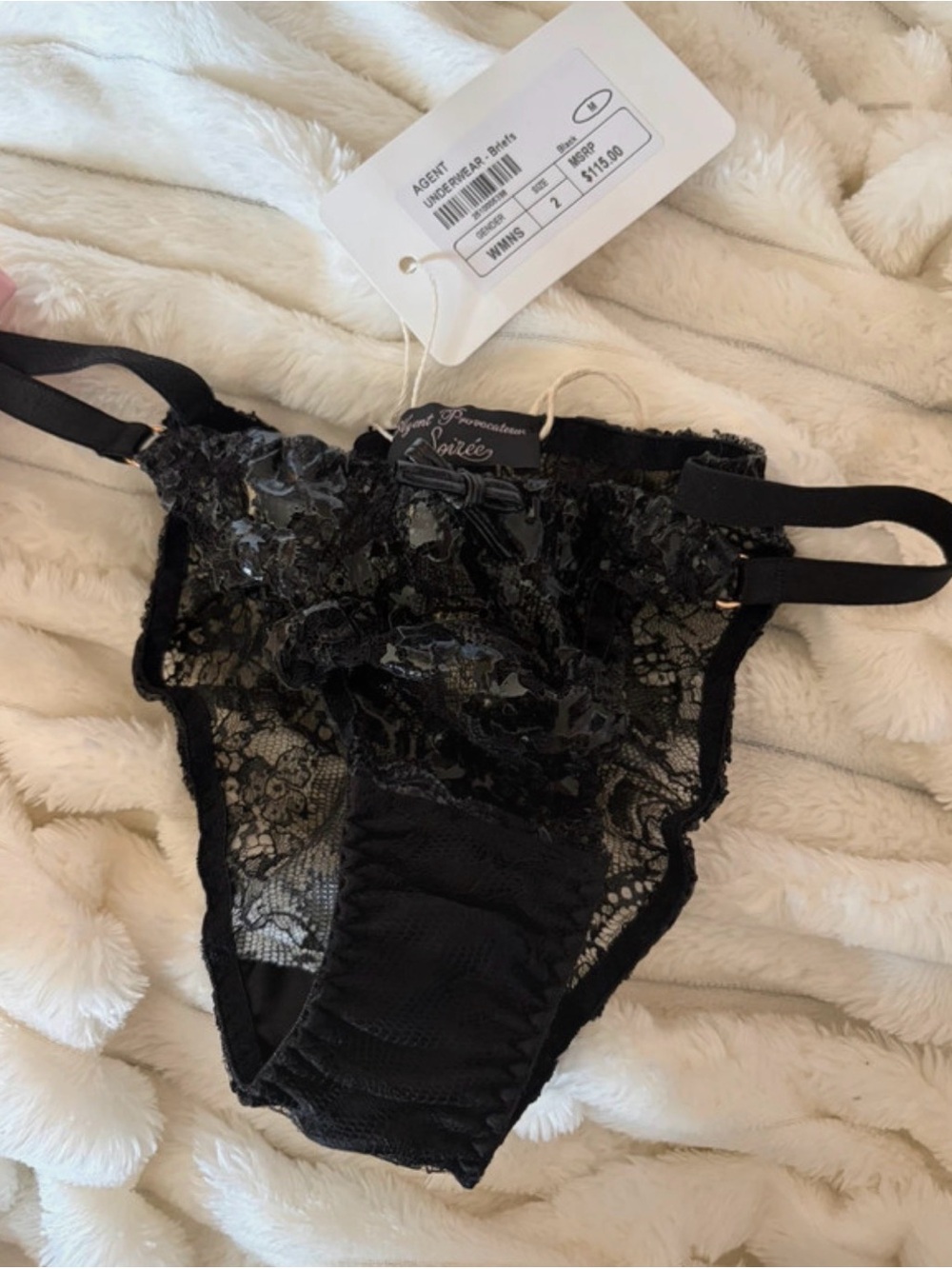 Agent Provocateur Black Lace Br